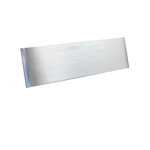 8W LED Up/Down Wall Light, Brushed Aluminium Finish Warm White (Non-Dimmable)