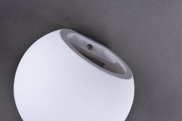 Ceramic Spherical Wall Light, Up/Down White Paintable G9 socket (NO BULB)