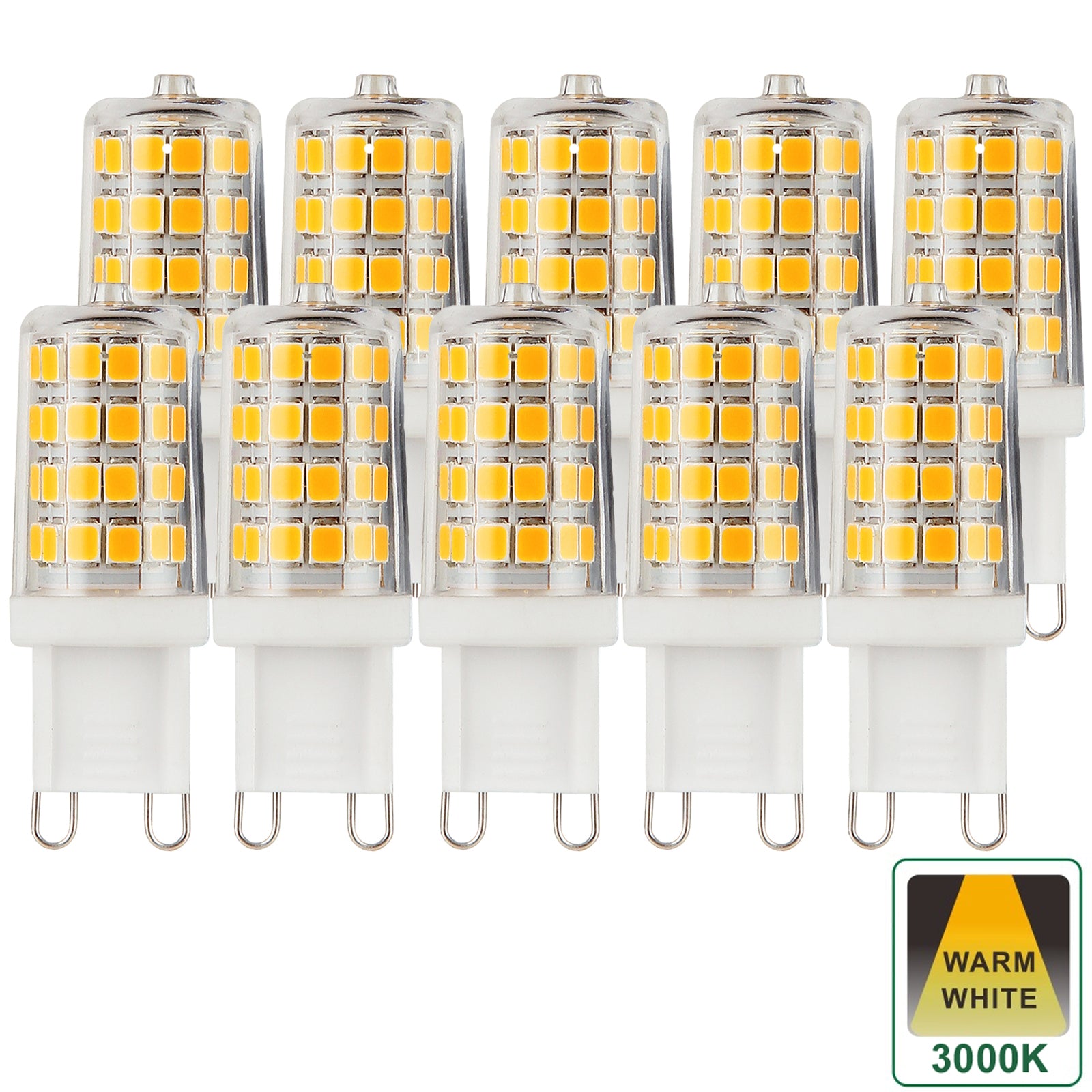 Harper Living G9 3.5W Warm White Capsule LED Bulb, Pack of 10