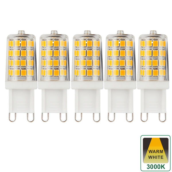 Harper Living G9 3.5W Warm White Capsule LED Bulb, Pack of 5