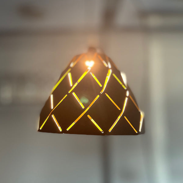 Modern LED Pendant Black and Gold Finish with Metal Shades, 5 Lights, RRP: £135